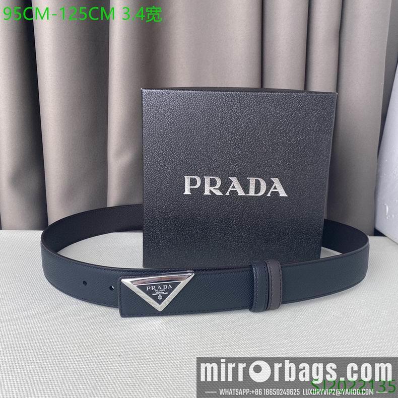 Prada Belt 34mmX95-125cm 7D02