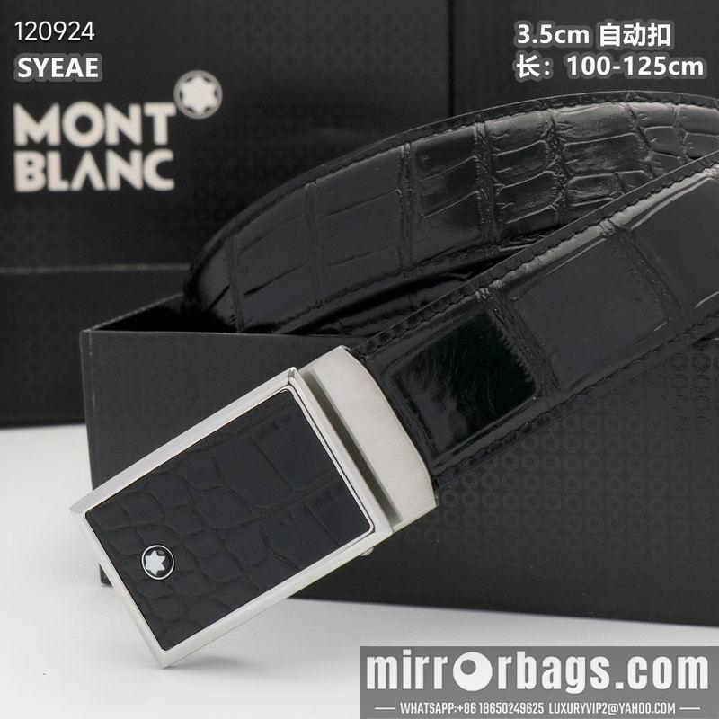 Montblanc belt 自动扣 35mmX100-125cm 8L072011