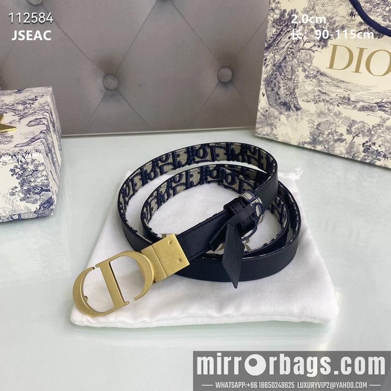 Dior Belt 20mmX90-115cm 8L06