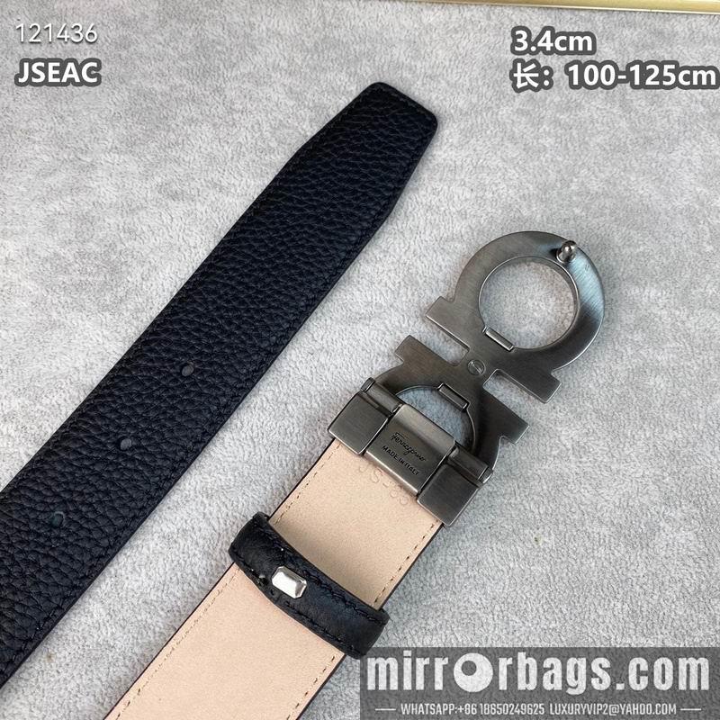 Ferragamo belt 34mmX100-125cm 8L09