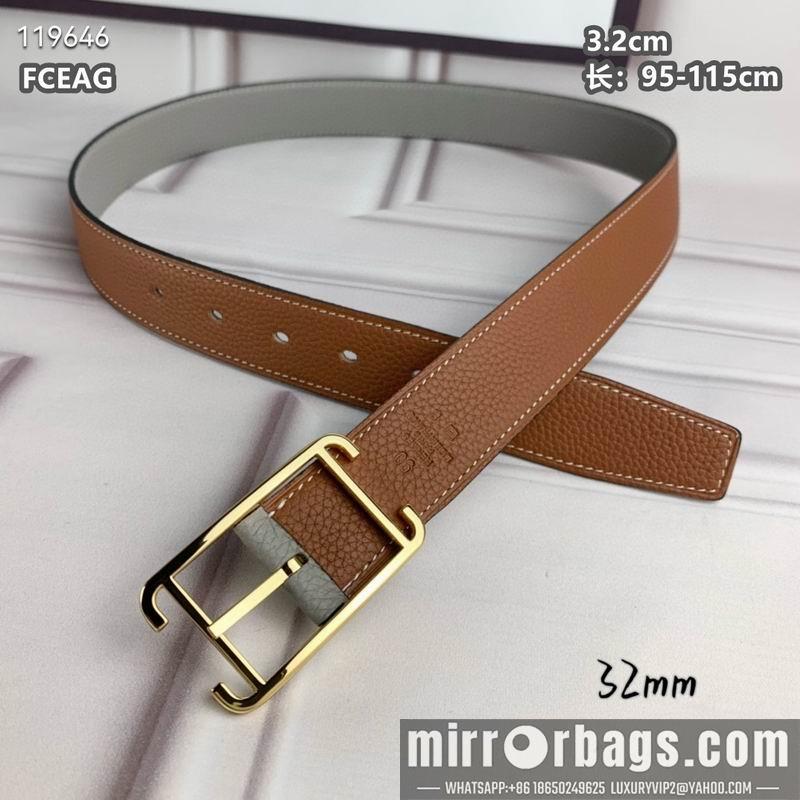 Hermes belt 32mmX95-115cm 8L040801