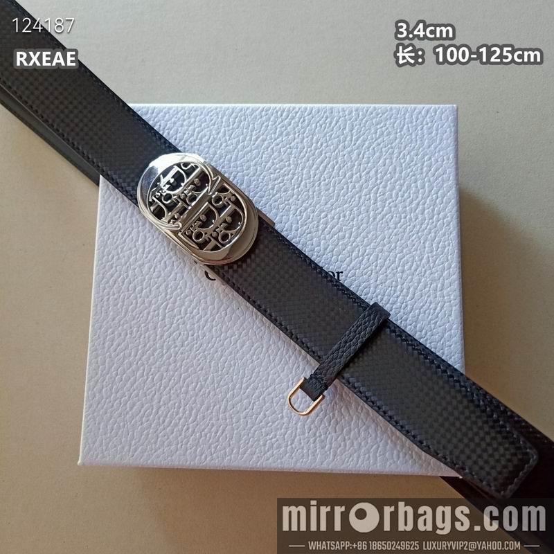 Dior belt 34mmX100-125cm 8L02