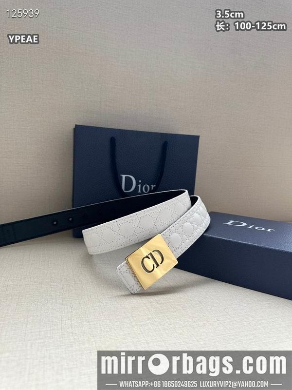 Dior belt 35mmX100-125cm 8L30