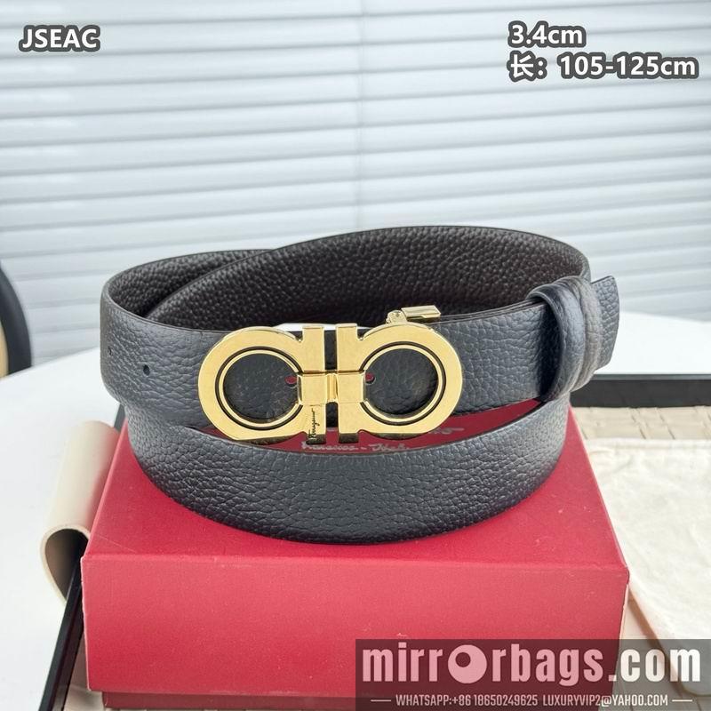 Ferragamo belt 34mmX105-125cm 8L16