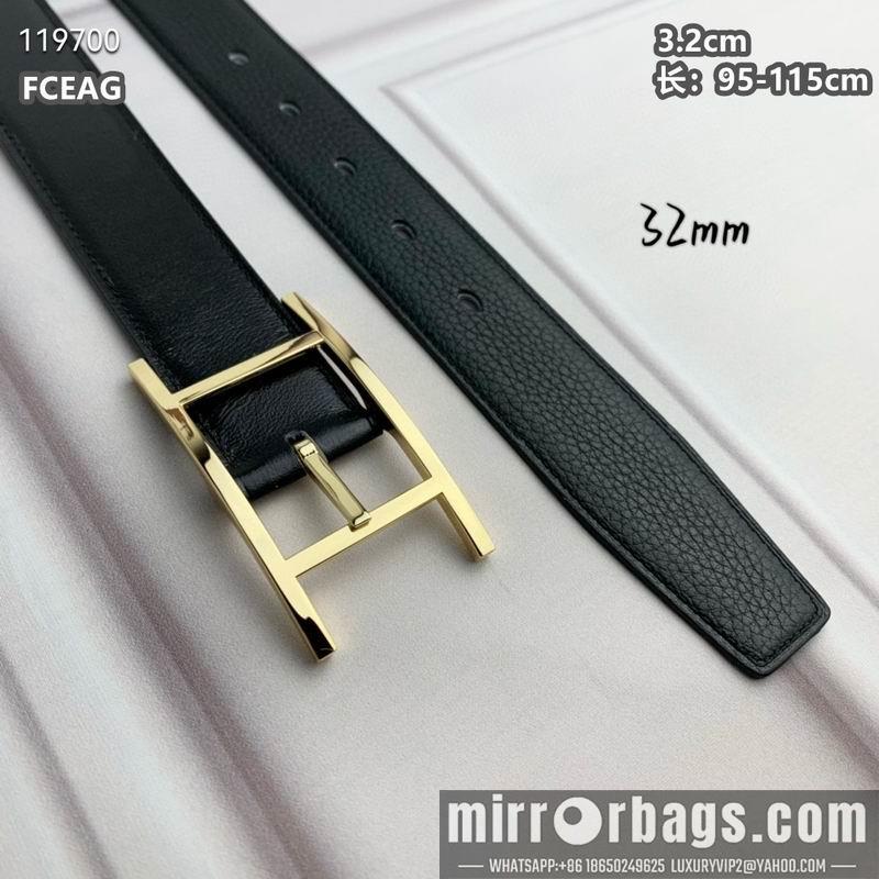 Hermes belt 32mmX95-115cm 8L040802
