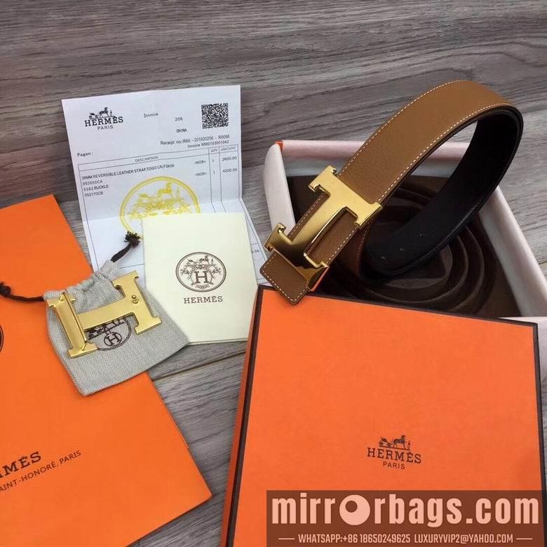 Hermes Belt 38mmX100-125cm 7D14