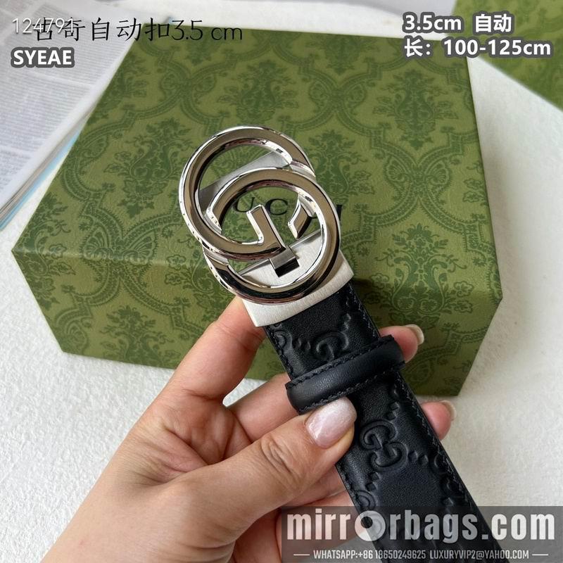 Gucci belt 35mmX100-125cm 8L17