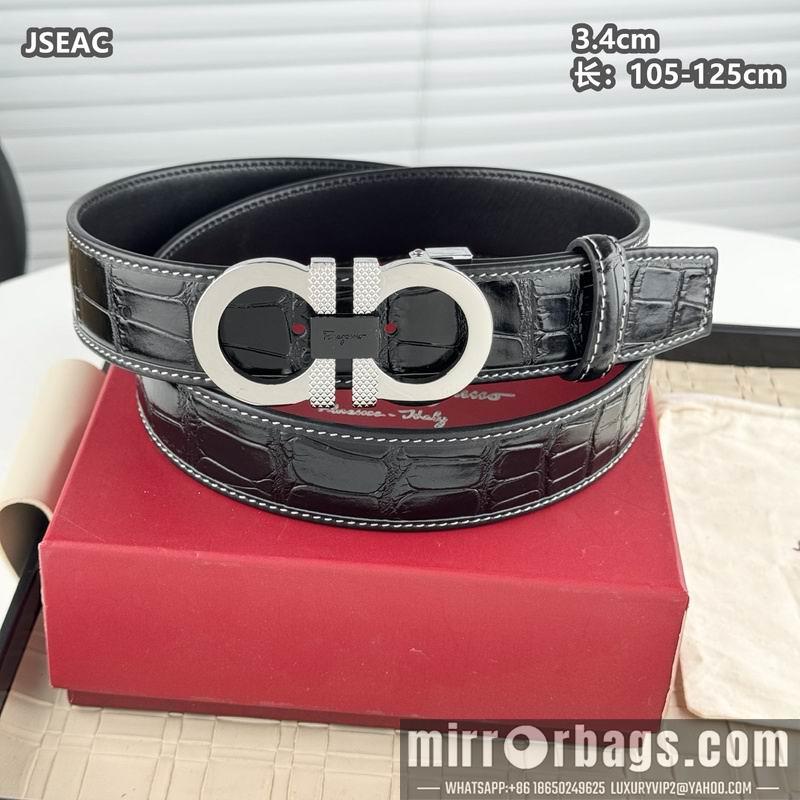 Ferragamo belt 34mmX105-125cm 8L13