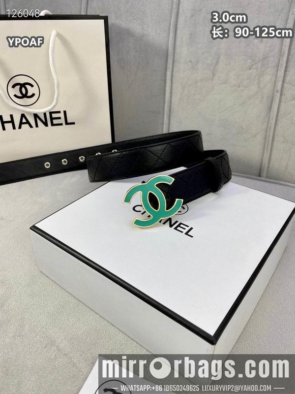 Chanel belt 30mmX90-125cm 8L12