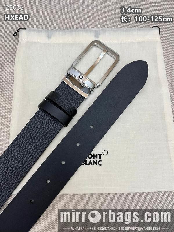 Montblanc belt 34mmX100-125cm 8L03