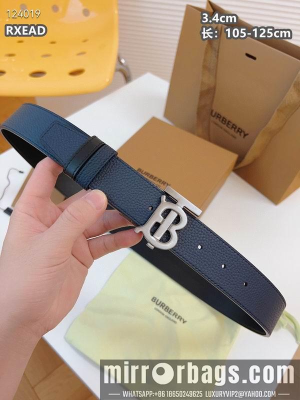 Burberry belt 34mmX105-125cm 8L07