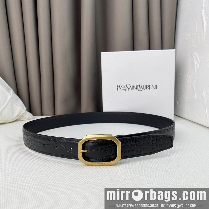 YSL belt 30mmX90-115cm 7D01