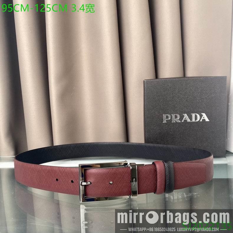 Prada Belt 34mmX95-125cm 7D01