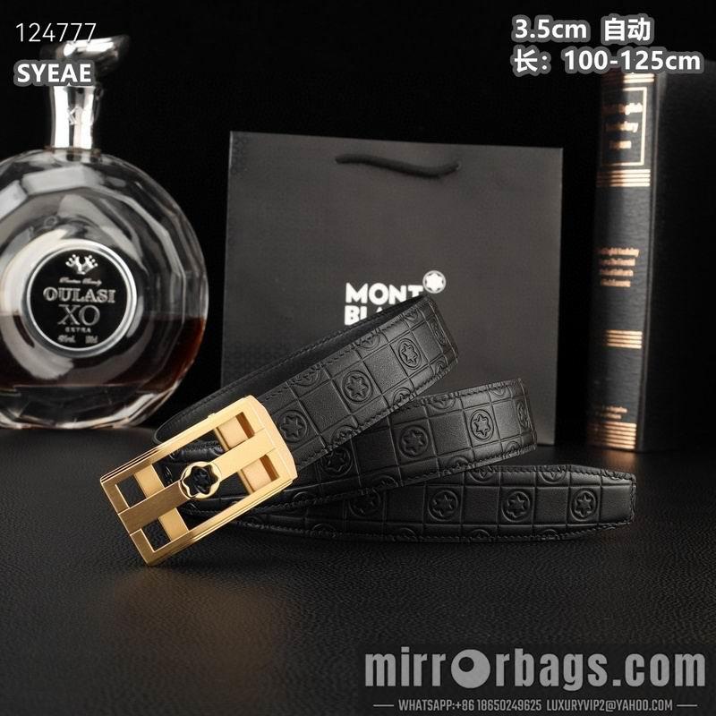 Montlanc belt 35mmX100-125cm 8L37