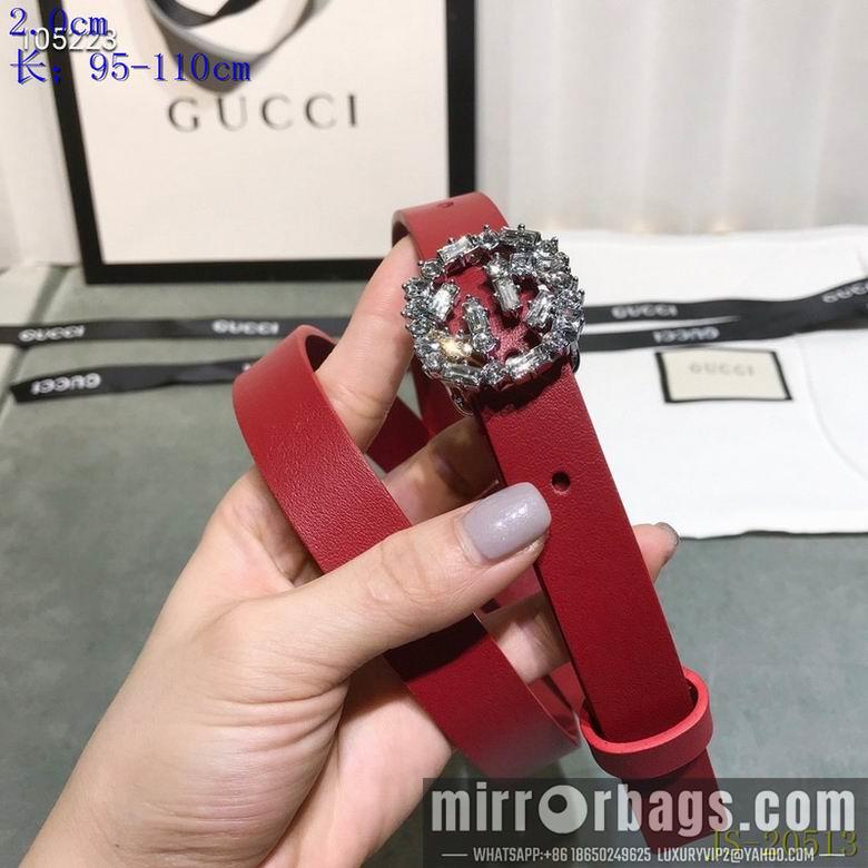 Gucci belt 20mm 95-110cm 8L03