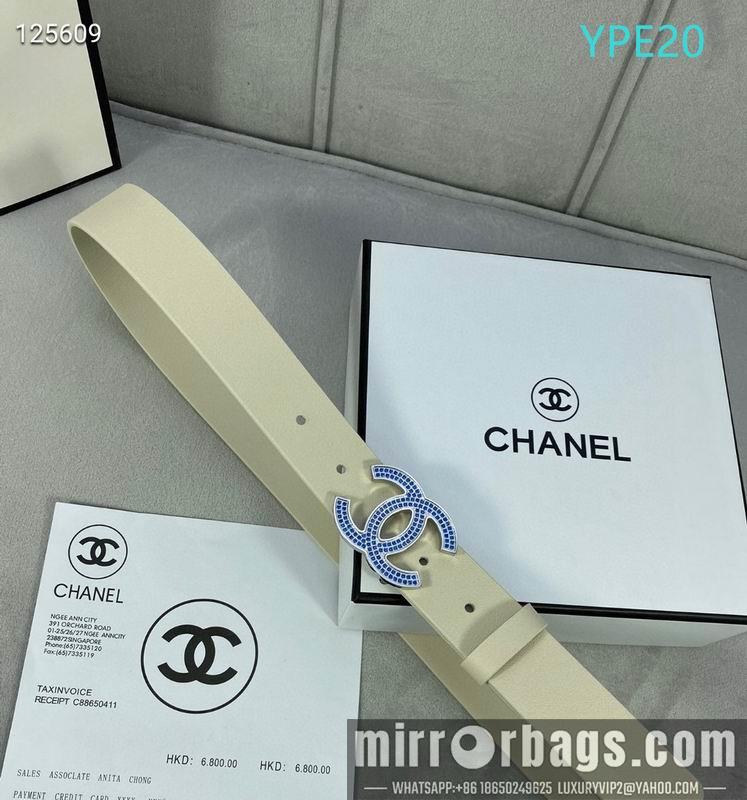 Chanel belt 30mmX95-125cm XH05