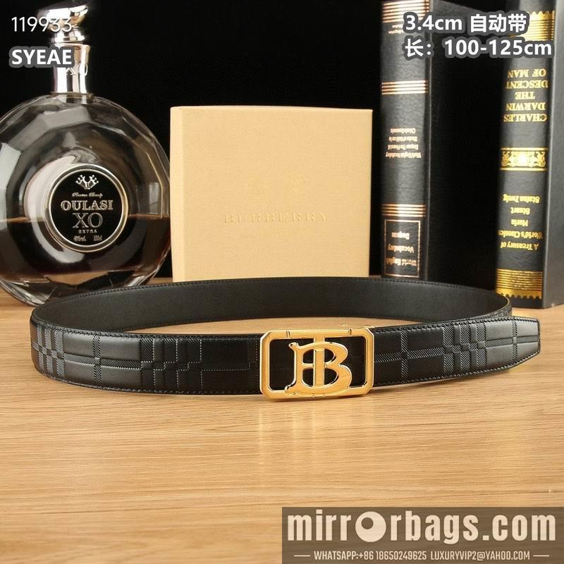 Burberry belt 34mmX100-125cm 8L05