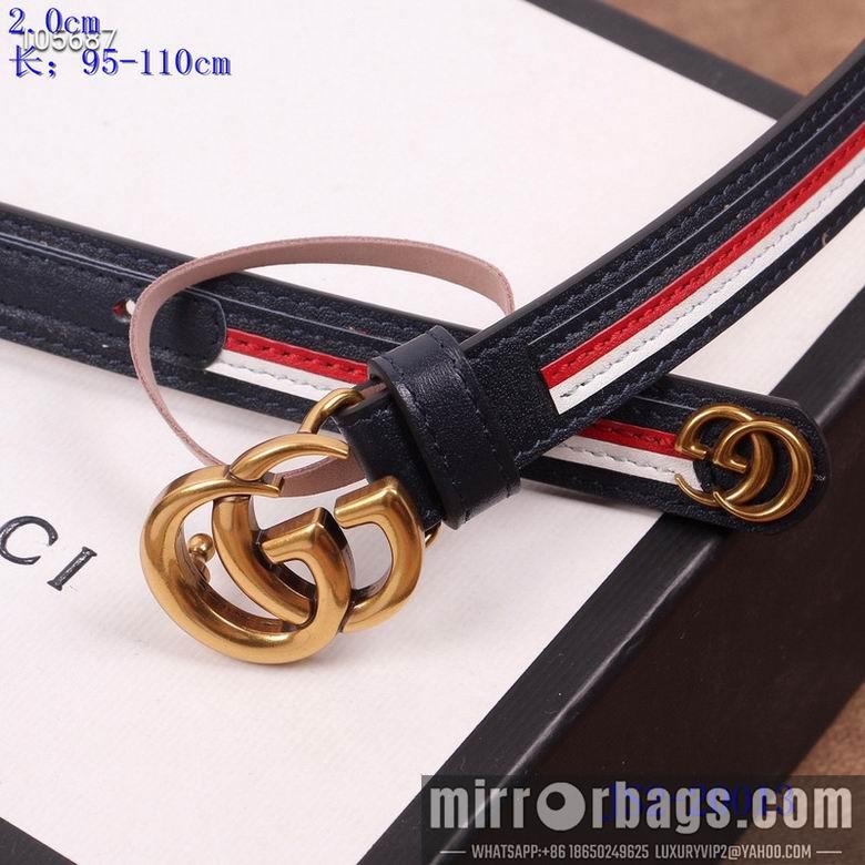 Gucci belt 20mm 95-110cm 8L02