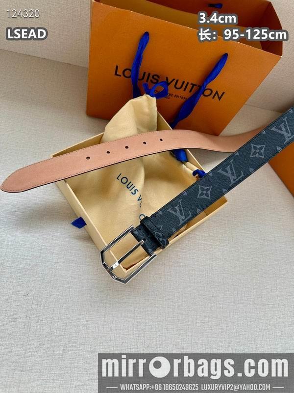 LV belt 34mmX95-125cm 8L23