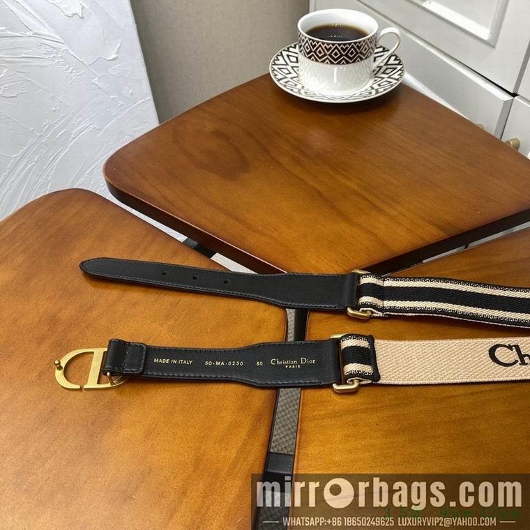 Dior belt 35mmX95-125cm 7D02