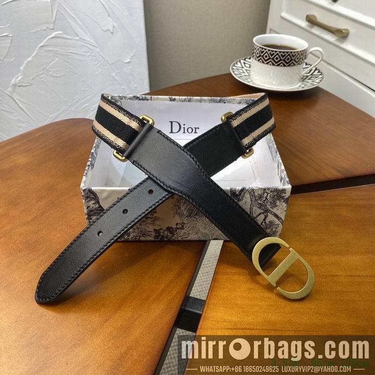 Dior belt 35mmX95-125cm 7D02