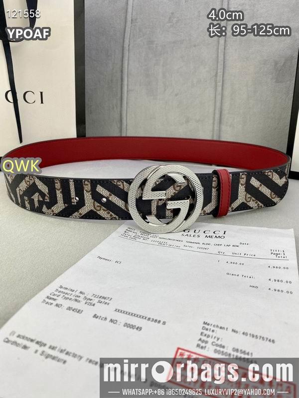 Gucci belt 40mmX95-125cm 8L125