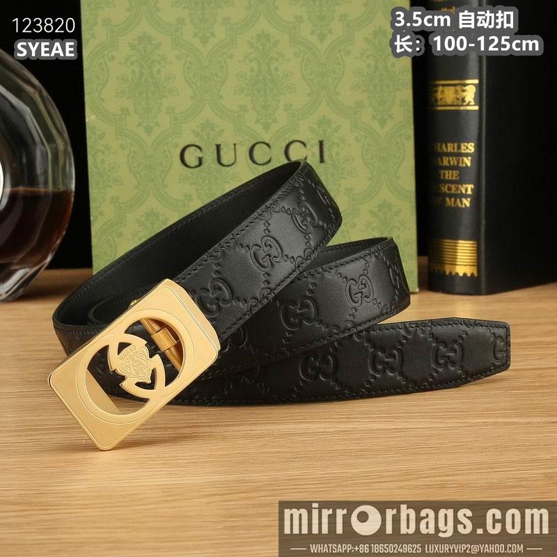 Gucci belt 35mmX100-125cm 8L48