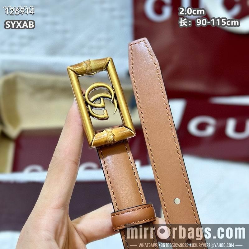 Gucci belt 20mmX90-115cm 8L25