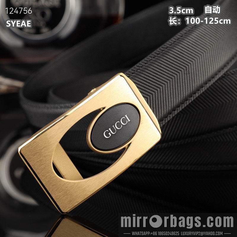 Gucci belt 35mmX100-125cm 8L22