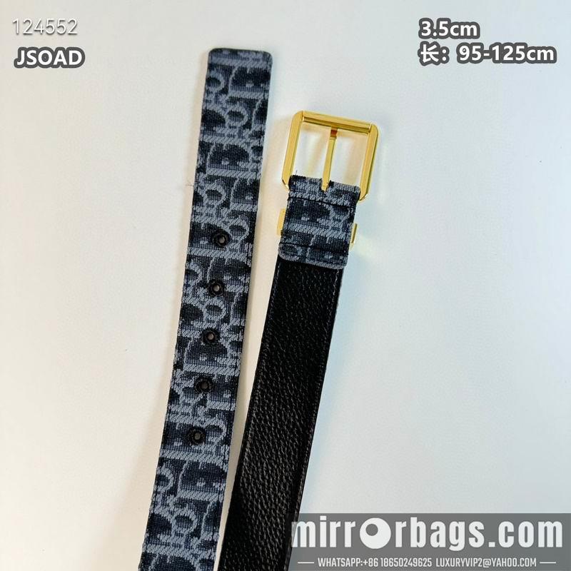 Dior belt 35mmX95-125cm 8L28