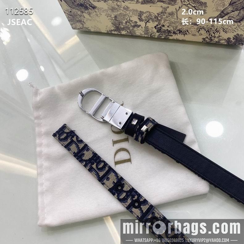 Dior Belt 20mmX90-115cm 8L06