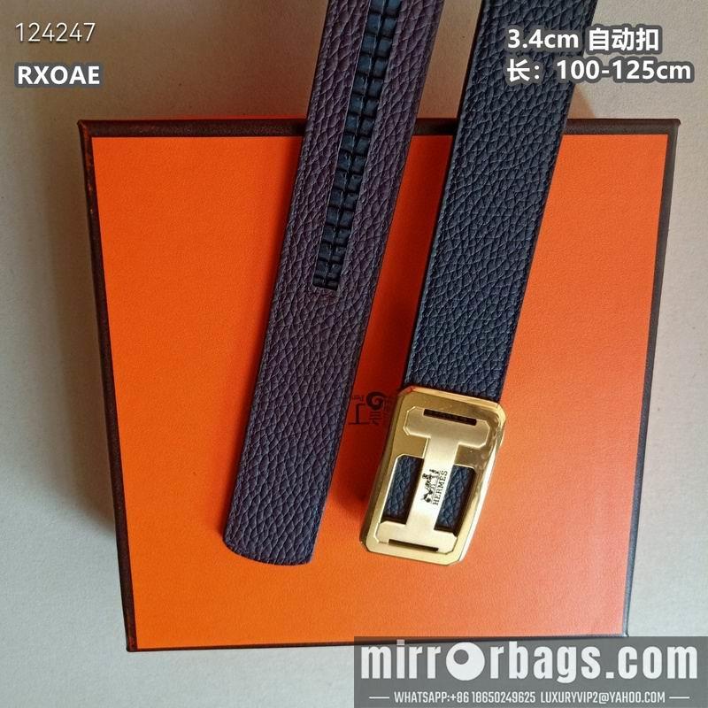 Hermes belt 34mmX100-125cm 8L08