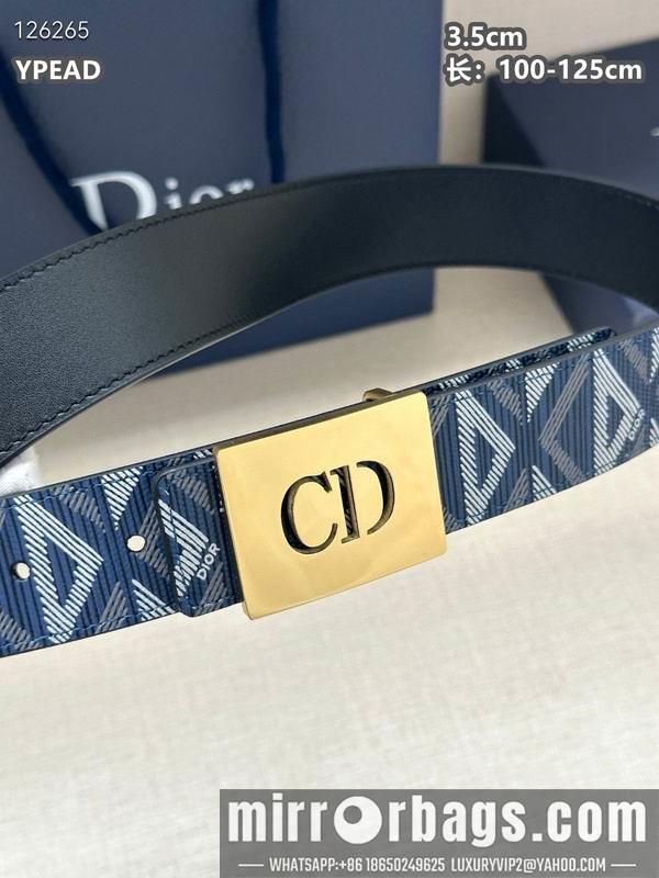 Dior belt 35mmX100-125cm 8L28