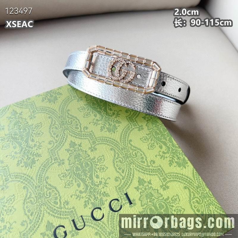 Gucci belt 20mmX90-115cm 8L23