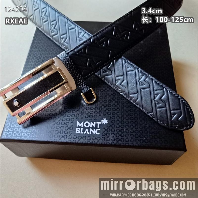 Montlanc belt 34mmX100-125cm 8L12