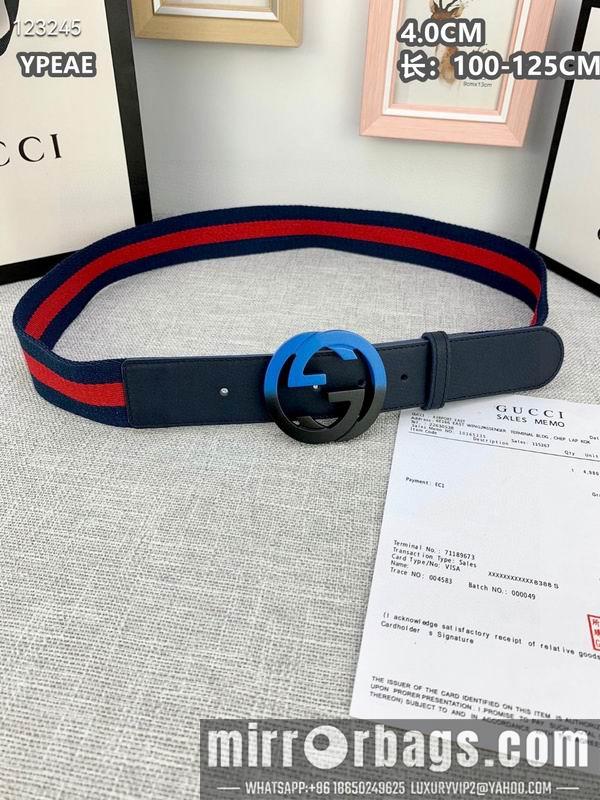 Gucci belt 40mmX100-125cm 8L135