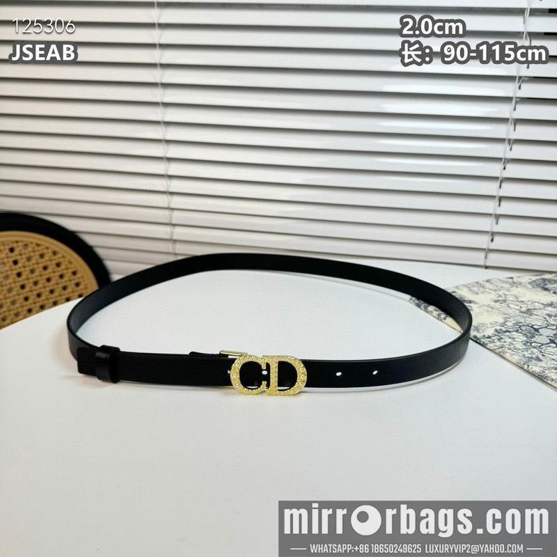 Dior belt 20mmX90-115cm 8L18