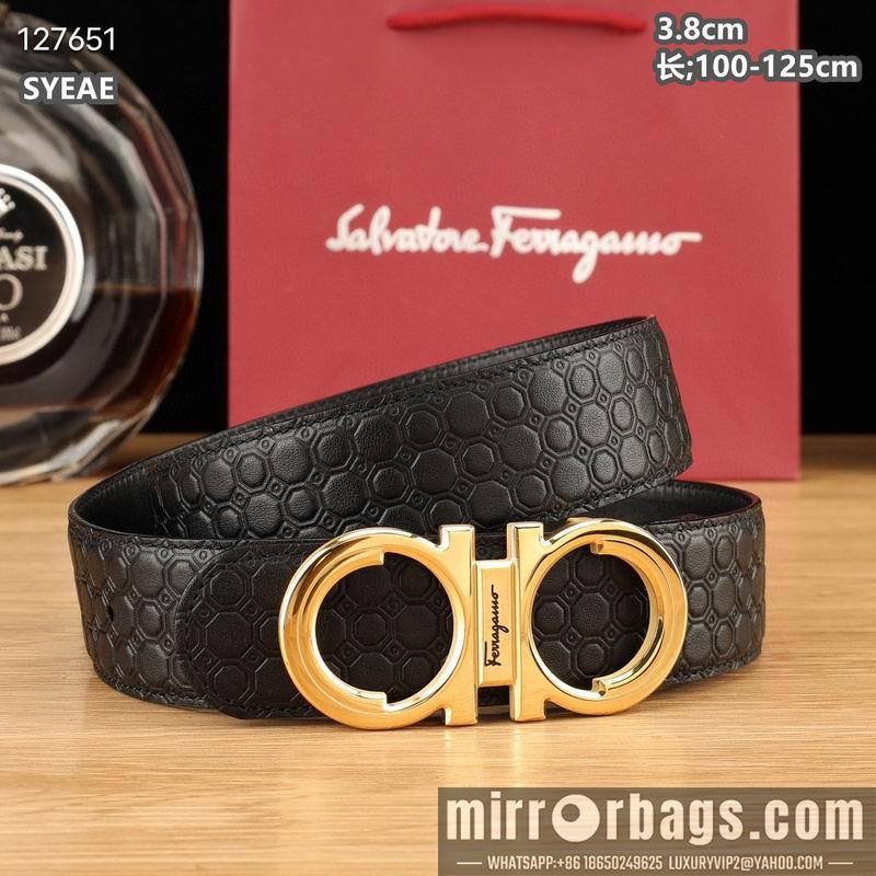 Ferragamo belt 38mmX100-125cm 8L24