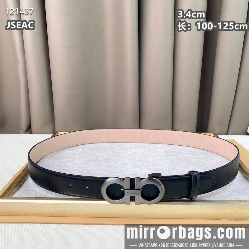 Ferragamo belt 34mmX100-125cm 8L09