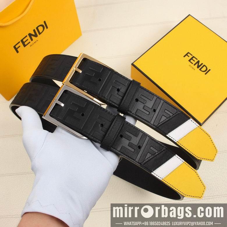 Fendi Belt 38mmX95-125cm 7D60