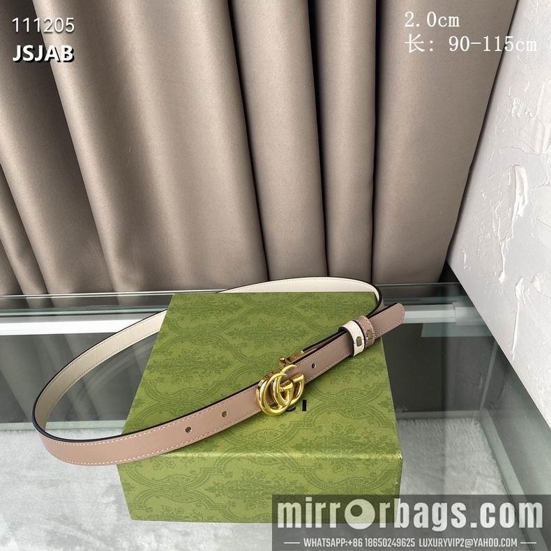 Gucci Belt 20mm 90-115cm 8L01