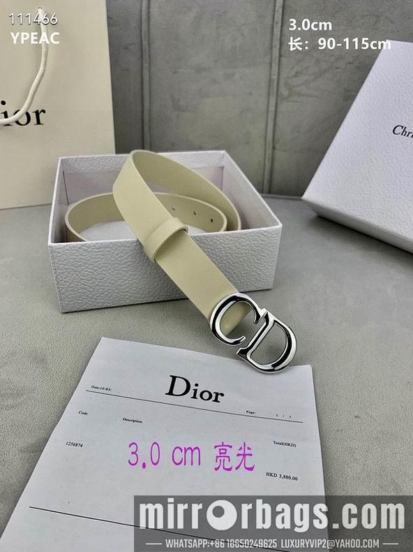 Dior Belt 30mmX90-115cm 8L07