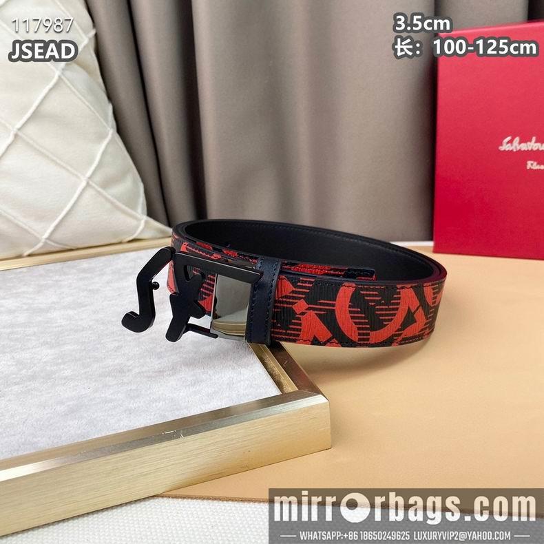 Ferragamo belt 35mmX100-125cm 8L08