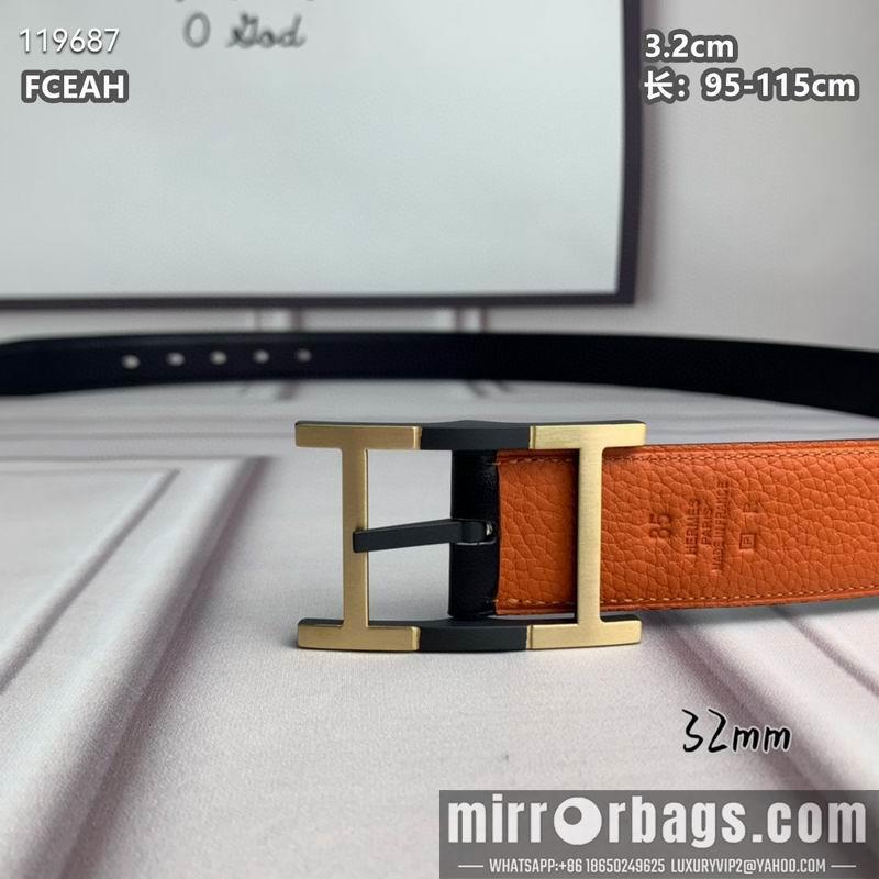 Hermes belt 32mmX95-125cm 8L040803