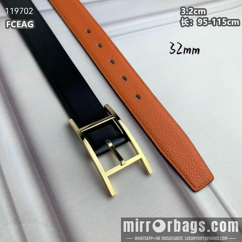 Hermes belt 32mmX95-115cm 8L040802