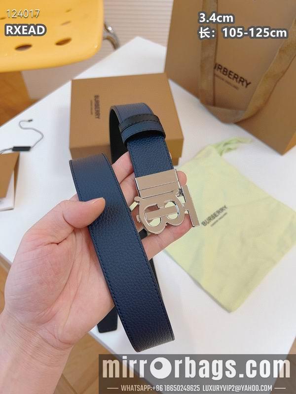 Burberry belt 34mmX105-125cm 8L07