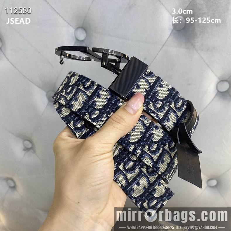 Dior belt 30mmX95-125cm 8L11