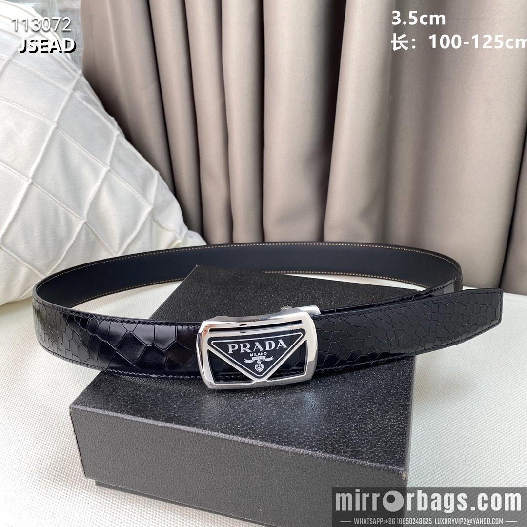Prada belt 35mmX100-125cm 8L03