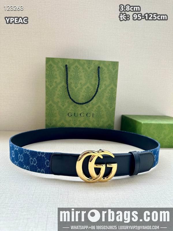 Gucci belt 38mmX95-125cm 8L11