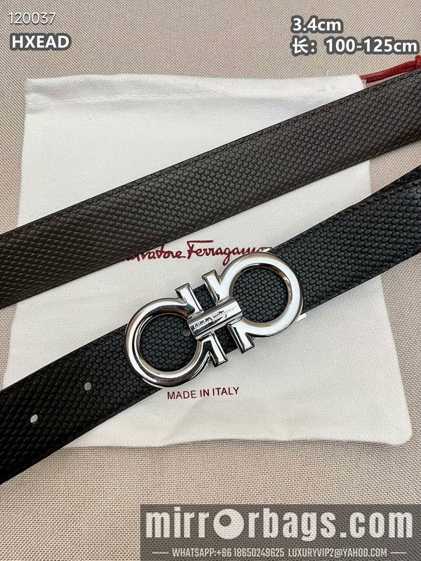 Ferragamo belt 34mmX100-125cm 8L04
